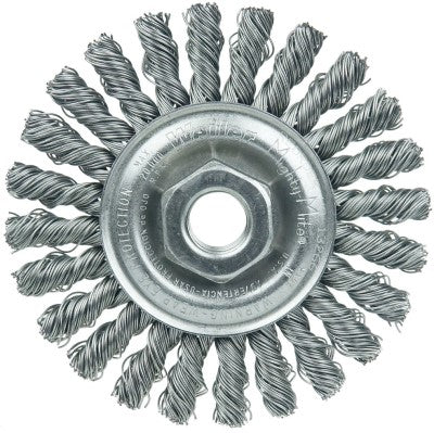 Weiler Cable Twist Knot Wire Wheel - 4" Steel 13266