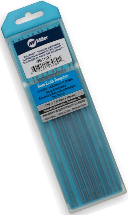 Weldcraft Rare Earth Tungsten Electrode WG116X7