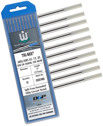 Wolfram Tri-Mix WS2 Tungsten Electrode TRI-3/32